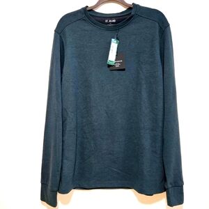 01.ALGO Performance Denver Thermal Crew Longsleeve Mens L TALL  NWT UV SPF 40